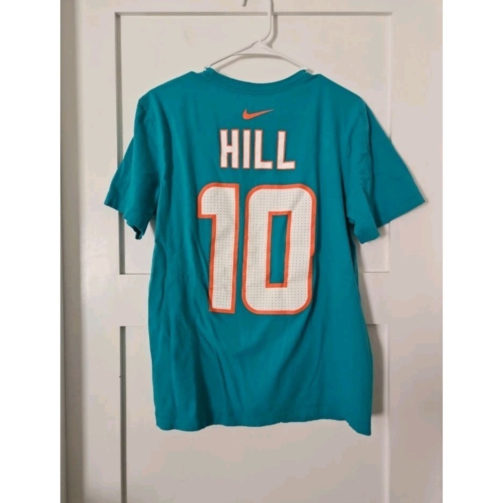 Tyreek Hill Miami Dolphins Nike Shirt Men's Size Medium Aqua Teal NFL